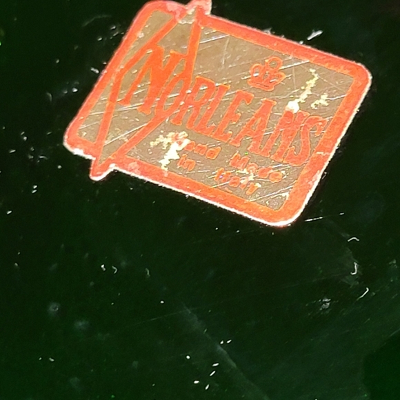 VINTAGE NORLEANS ITALIAN MADE FLORAL/BUTTERFLIES HANDPAINTED GREEN VASE 16" Tall - Picture 4 of 7